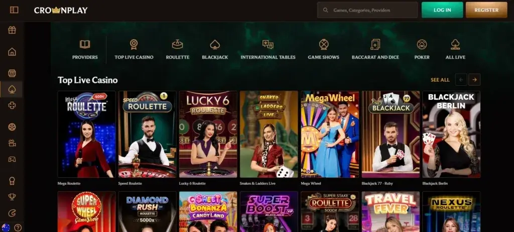 CrownPlay Ekraanipilt 2